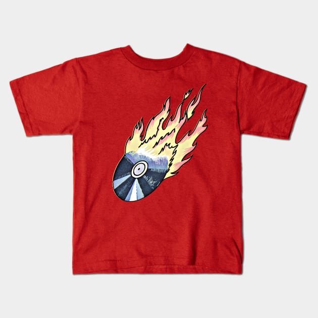 vynil Kids T-Shirt by fede77